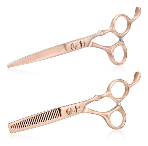 Juego De Tijeras Para Cortar El Cabello Purplebird Profe...