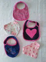Comprar Lote 5 Baberos Bebé Carter's, Owoko, Puchi Baby Y Genéricos