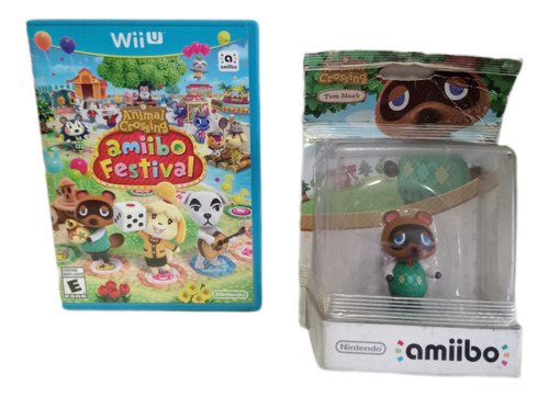 Animal Crossing Amiibo Festival Nintendo Wii U + Tom Nook  (Reacondicionado)