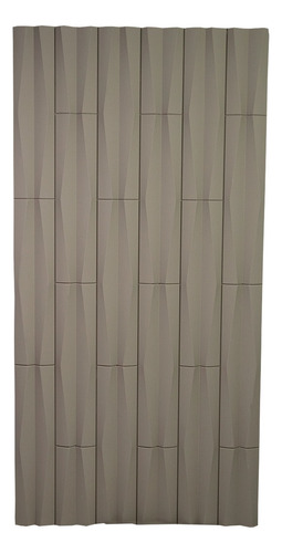 Panel Para Decorar Pared 3d Pu Tipo Azulejo Rombo Gris 5m2
