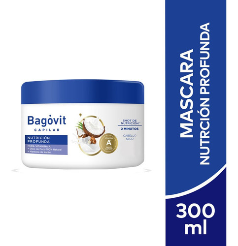 Bagovit Capilar Nutricion Profunda Mascara Tratamiento 300ml