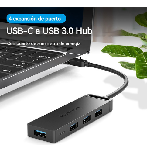 Adaptador Usb C Usb A Micro Usb Multipuerto 5 En 1 Hub 5gbps