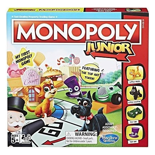 Juego De Mesa Junior Monopoly, A Partir De 5 Años (exclusi.