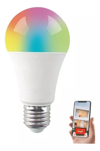 Bombillo Inteligente Compatible Luz Led Con Alexa