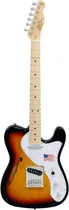 Comprar Guitarra Eléctrica Telecaster Sx Stl\u002Fh\u002Fna Semi Hollow Ash Sb