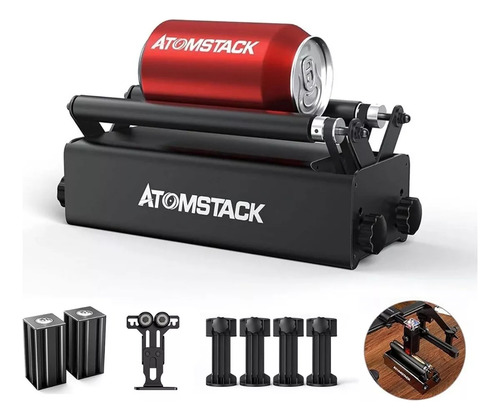 Atomstack A20 Pro 20w Grabador Láser Y R3 Pro 360° Rodillos