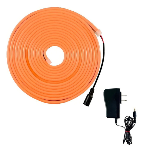 Neon Flex 5m Ip68 Sumergible Incluye Fuente Driver 6mm. Color de la luz Naranja