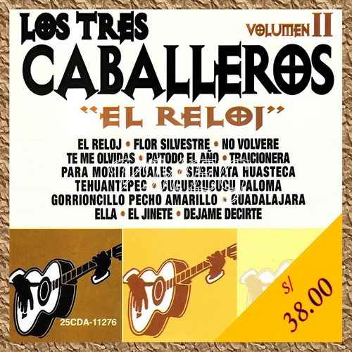 Vmeg Cd Los Tres Caballeros 1995 El Reloj