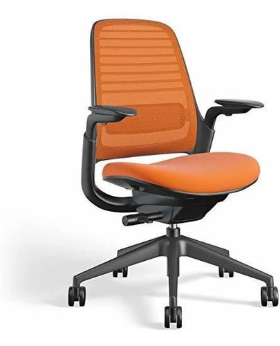 Silla De Oficina Steelcase Series 1 Tangerine Hard Floor