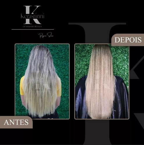Combo Liso Perfeito Shampoo + Ativokerastinni + Máscara 1 Kg