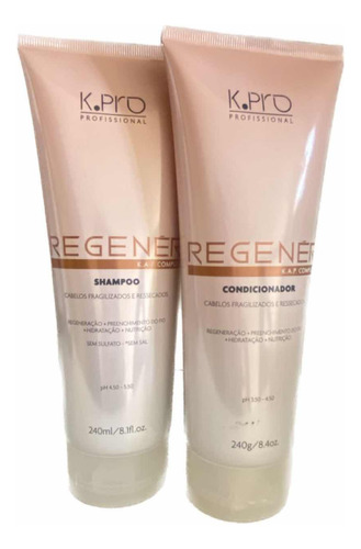 Regenér Shampoo 240ml + Condicionador 240ml - K.pro