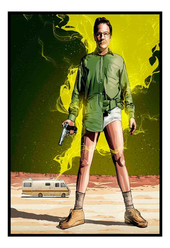 Cuadro Poster Premium 33x48cm Heisenberg Breaking Bad