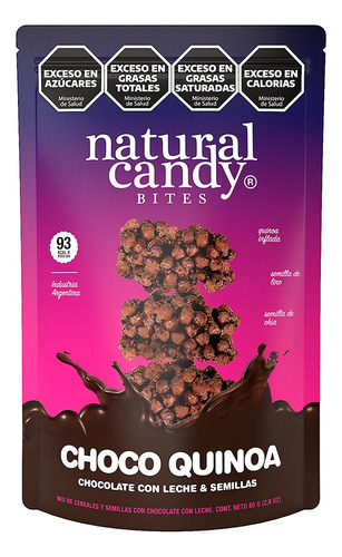 Choco Quinoa - Natural Candy - Chocolate Con Leche X 80g