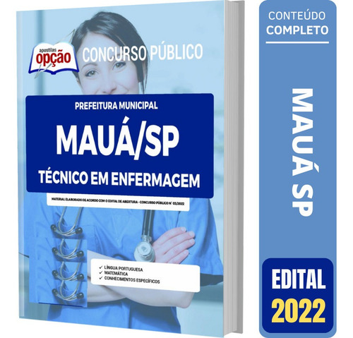 Apostila Prefeitura Mauá Sp 2022 - Técnico Em Enfermagem