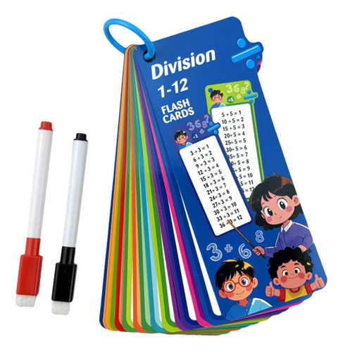 0-12 Tarjetas De Matemáticas Matemáticas Ayudas División