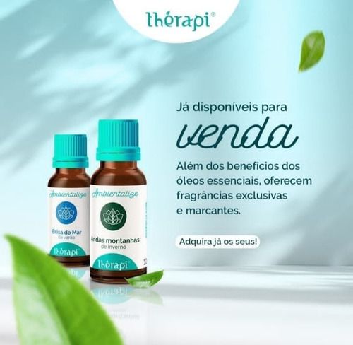 Óleo Essencial Ambientalize Perfume De Flor 10ml Thérapi