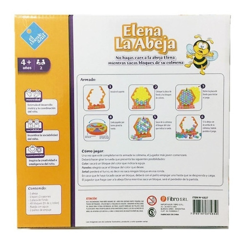 El Duende Azul Juego Elena La Abeja Jlt 6327 La Torre