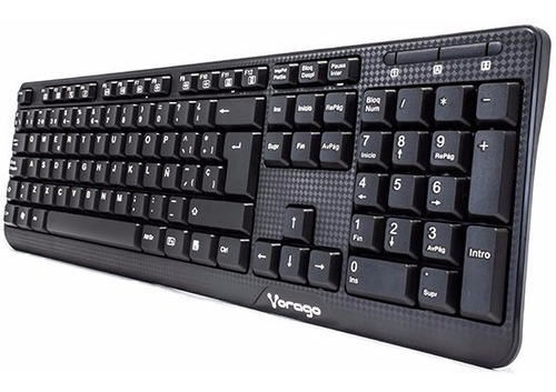 Teclado Alambrico Ergonomico Usb Multimedia Vorago Kb-102