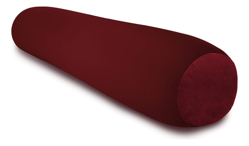 Almohada Corporal De Microperlas Granate 119 X 18 Cm