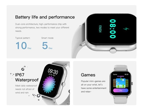 1.83 Reloj Inteligente Deportivo Llamadas Smartwatch Ip67