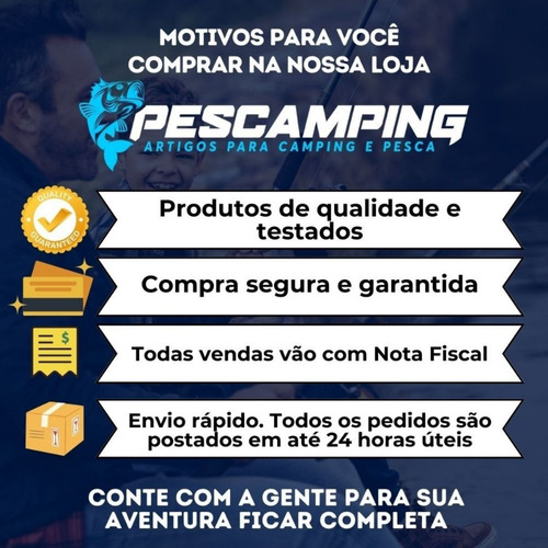Kit De Pesca Vara Maciça 35 Lbs + Molinete 4000 E Linha 100m Aleatória