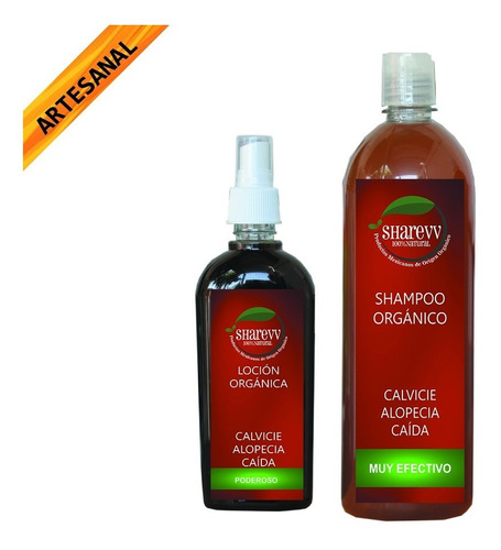 Shampoo Sharevv Anticaida Reforzado 1 Lt Calvicie Alopecia