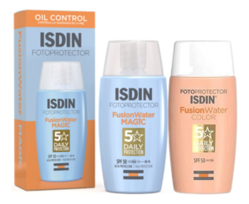 Duo Isdin Fusion Water Oil Control S/ccolor + C/color