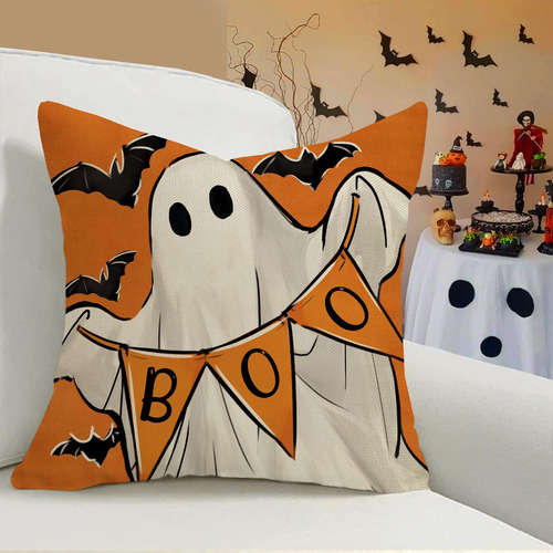 Fahrendom Halloween Decorative Throw Cubras De Almohada 18 X