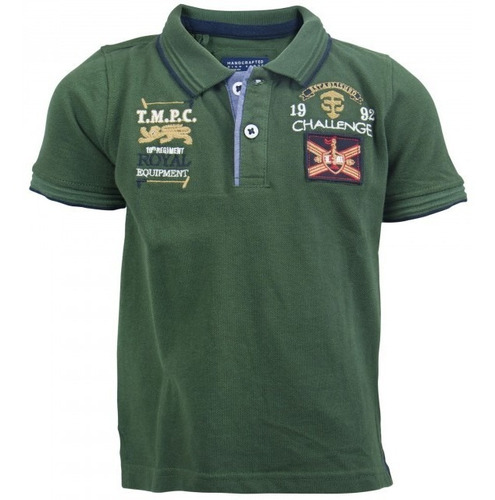 Imagen 1 de 2 de Camisetas Polo Infantil Remeras Verde Nuevas!!!