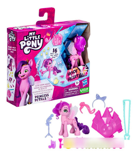 Set My Little Pony Princesa Petals 7,5cm Con Accesorios Ub