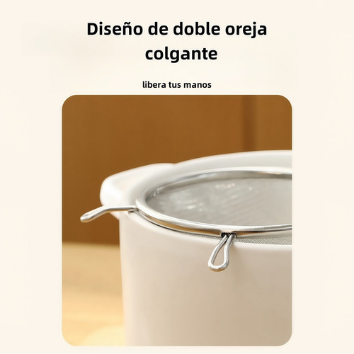 Colador Cónico Acero Inoxidable Reforzado Coladores Cocina