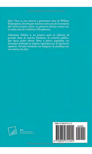 Júlio César, De Shakespeare, William. Editorial Independently Published, Tapa Pasta Blanda, Edición 1 En Español, 2022