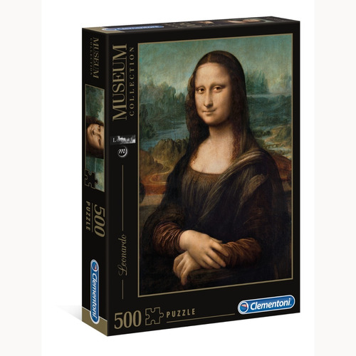 Rompecabezas Clementoni 500 Pzs Leonardo Gioconda Mona Lisa