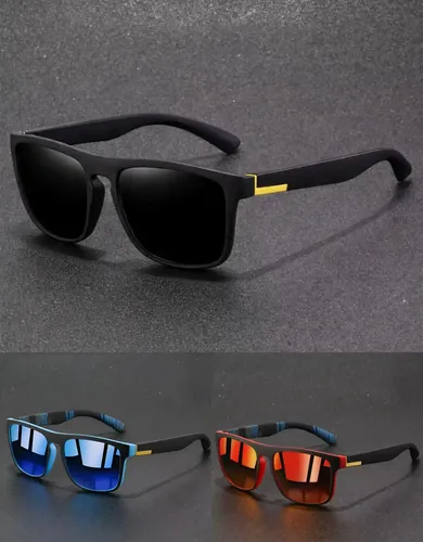 Óculos Polarizado Masculino de Sol Esportivo Pesca UV400 Top Preto