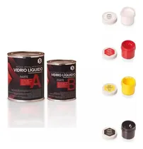 Comprar Vidrio Liquido Resina Cristal Epoxi + 4 Colores Primarios 