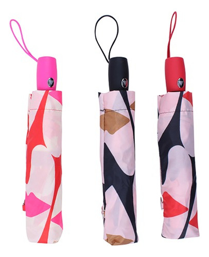 Paraguas Oreiro Love Reforzado Plegable Resistente Color Kaky