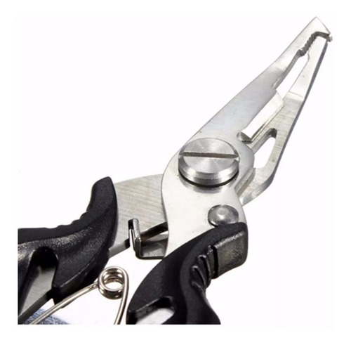 Alicate Pesca Multifuncional Corte Tira Anzol Com Bainha
