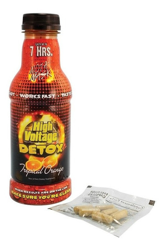 High Voltage Liquido Limpiador Dtox Double Flush Naranja