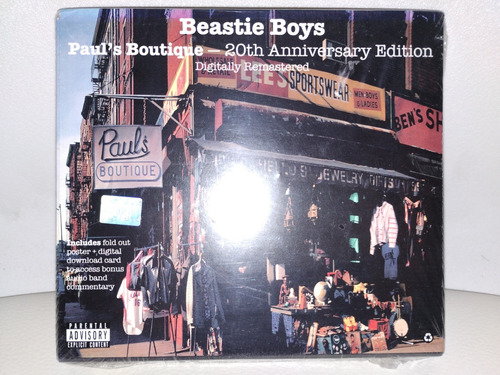 Beastie Boys Cd Paul's Boutique 20 Aniversario Remasternuevo