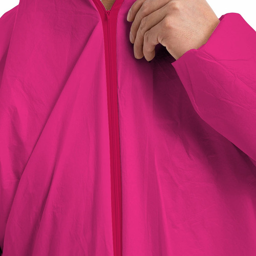 Traje De Protección Unisex Overol Quirúrgico Lavable Fucsia Grande