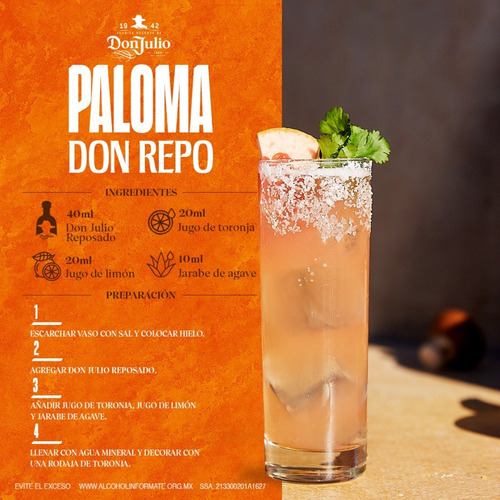 Imagen 9 de 9 de Tequila Don Julio Reposado 700ml