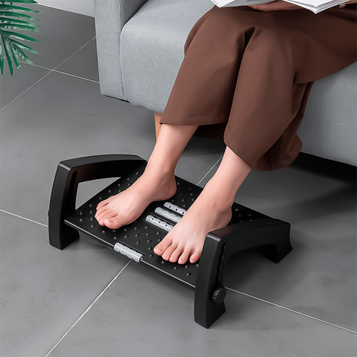 Apoio Descanso Suporte Ergonômico Para Pés Com Massageador