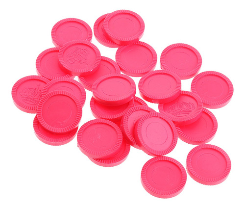 Virutas De La Moneda Del Juego Del Bricolaje Rosa Roja Virutas De La Moneda Del Juego Del Bricolaje Rosa Roja