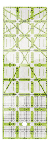 Regla De Acolchado, Acrílica, Rectangular, Transparente, Sim
