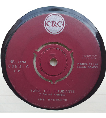 The Ramblers - Twist Del Estudiante - Simple Rock Chile 1964