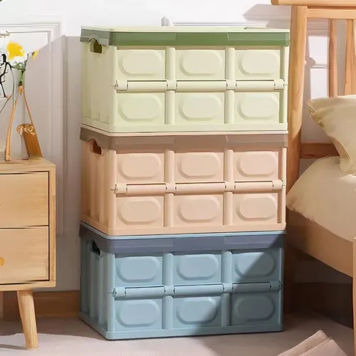 Caja De Almacenamiento Plegable De Plastico Organizador