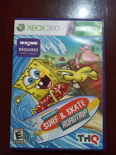 Bob Sponja Surf And Skate Para Kinect Xbox 360 (Usado)