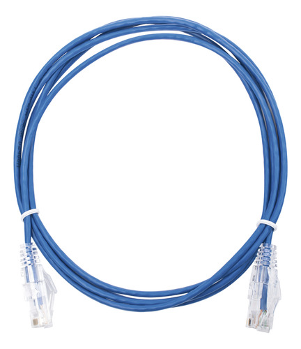 Cable De Parcheo Slim Utp Cat6 - 2 M Azul Diámetro Reducido 