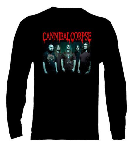 Polera Manga Larga Cannibal Corpse - Ver 16 - Banda