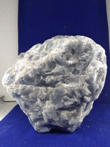 Calcita Azul Mineral Piedra Energética 7.6 Kg Bruto Cuarzo